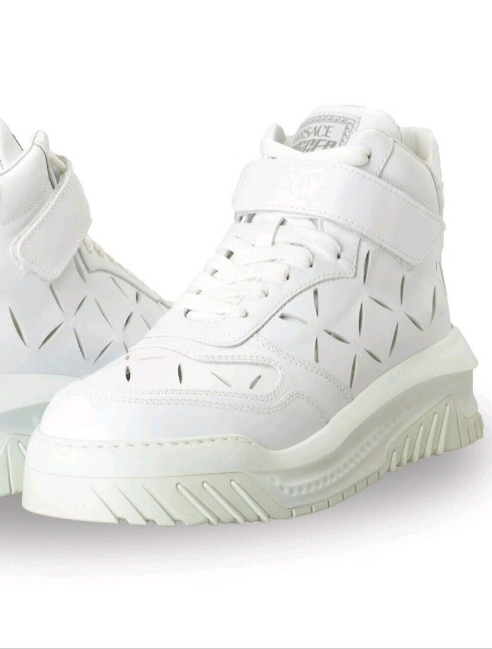 Versace Odissea Sneaker 'Cut-Out - Optical White' US Mens 11 - Picture 12 of 13
